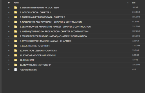 FX GOAT NASDAQ COURSE 2.0 (Future Updates Included) - Image 3